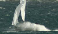 Suspendida en Santander la regata de snipe por viento con rachas de 30 nudos