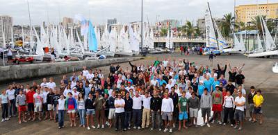Suspendida por falta de viento la segunda jornada de la XI Semana Olímpica Canaria de Vela
