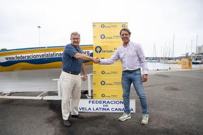 La Fundación La Caja de Canarias suma tres décadas de apoyo a la Vela Latina Canaria 