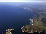 Vista general desde Punta Langosteira a Cabo San Adrián e Illas Sisargas