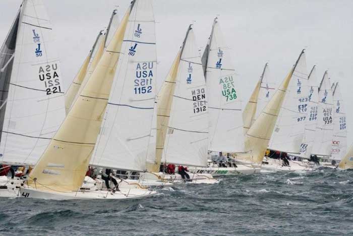 Campeonato del Mundo de J-80 Newport Octubre 2010. 1ª Jornada