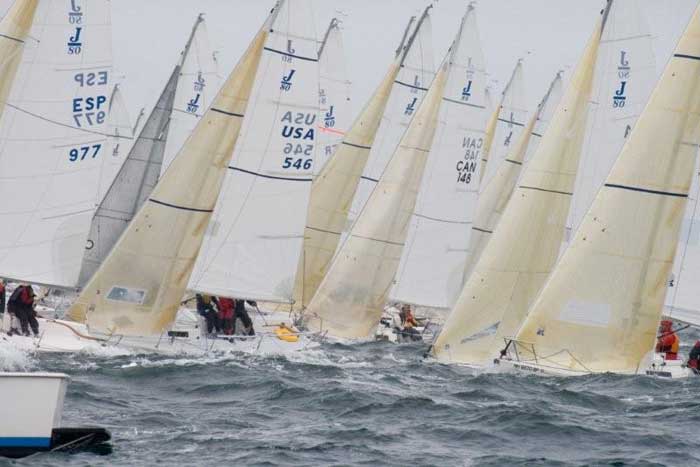 Campeonato del Mundo de J-80 Newport Octubre 2010. 1ª Jornada