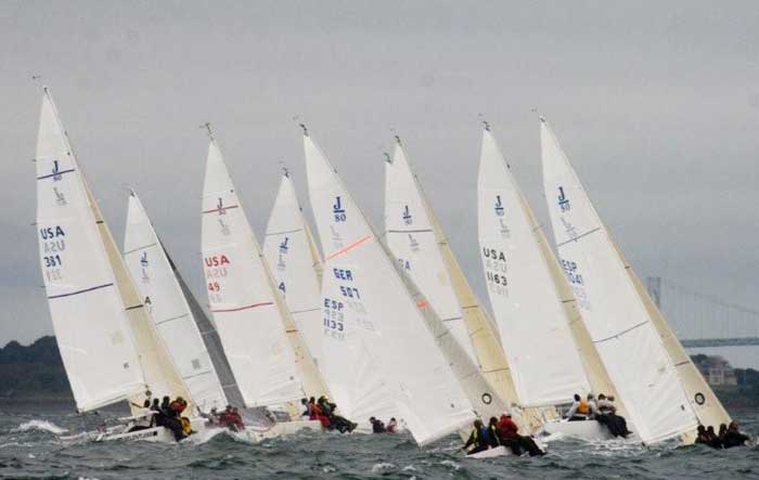 Campeonato del Mundo de J-80 Newport Octubre 2010. 1ª Jornada