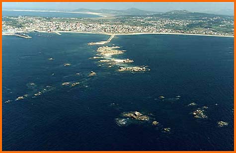 Praia de Aguiño o Tasca ( Aguiño - Ribeira - A Coruña)
