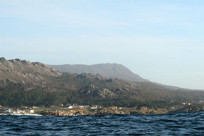 Costa S cercana a Cabo Corrubedo