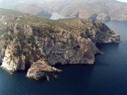 Cabo Norfeo, Cavall Bernat. Al fondo la bahía de Joncols