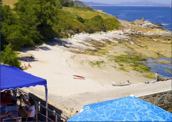 Playa As Dornas (Illa de Ons)