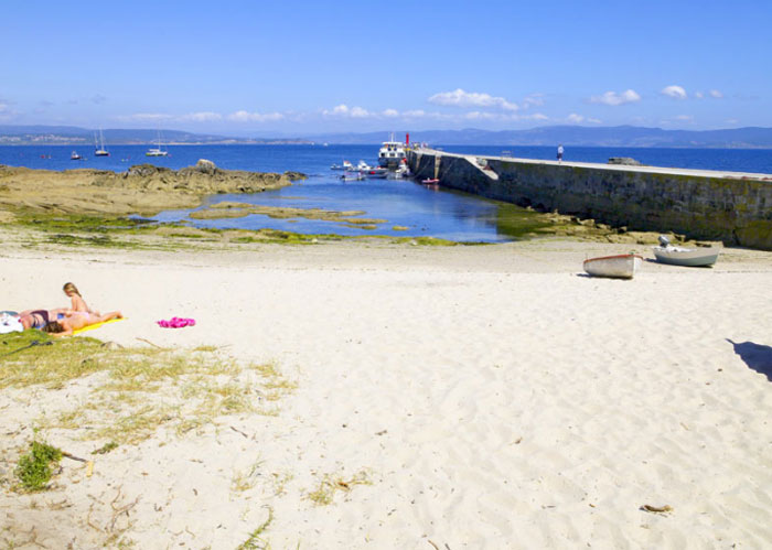 Playa As Dornas (Illa de Ons)