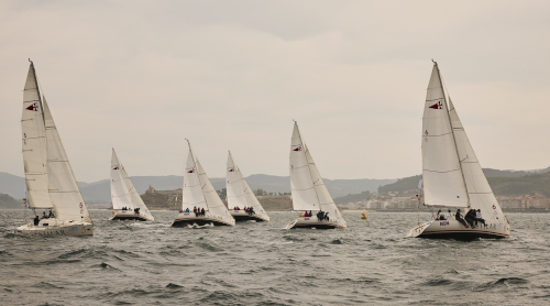 Momento de la competición de hoy en la Gestilar Ladies Cup - Foto Lalo R Villar