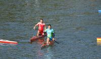 José Luis Bouza del Kayak Tudense  fue el gran protagonista de la regata nacional de Asturias 