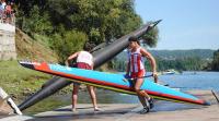 Pedro Areal y Adrián Fernández, del Breogán de O Grove, en C-2 sénior, y Manuel Garrido, del Kayak Tudense, en C-1 sénior, lograron la victoria en la Copa de España de media maratón 