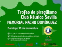 Trofeo de piragüismo Club Náutico Sevilla Memorial Nacho Domínguez