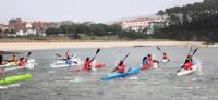 Kayak Vigo, Cambados y Cabanas podio del Vila de Portonovo de Kayak de Mar de la Semana Abanca