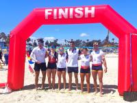 España exhibe potencial en su estreno en el campo de regatas olímpico beach sprint de Los Angeles