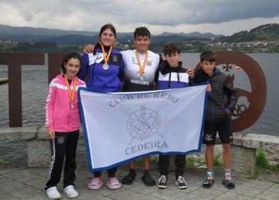 Oro, Plata y Bronce para el Remo Cedeira en la Copa Primavera Oro, Plata y Bronce para el Remo Cedeira en la Copa Primavera
