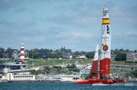El F50 Victoria defiende en Plymouth el liderato del circuito SailGP