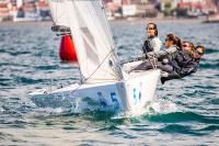 Galicia mantiene el liderato tras la 2ª jornada de la Regata de la Mujer. Cataluña gana el segundo lugar en la Ría de Arousa