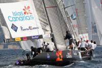 Islas Canarias Puerto Calero no consigue arrancar en las regatas de flota en la regata eslovena.