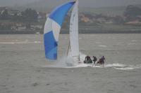 La borrasca “Dora” dejó en el puerto a la mayor parte de la flota J80 santanderina