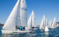Los J80 estrenan el año de regatas en Baiona