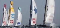 Puro espectáculo en la primera jornada de Extreme Sailing Series en Muscat, Omán