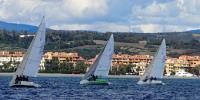 Todo preparado para el segundo asalto del II Circuito NH Resort para Monotipos J80 en aguas de Sotogrande   