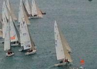 Triplete de la tripulación del Edifico Castelar en la segunda tirada del trofeo de J80