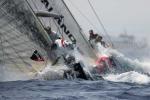 Los finalistas en plena faena