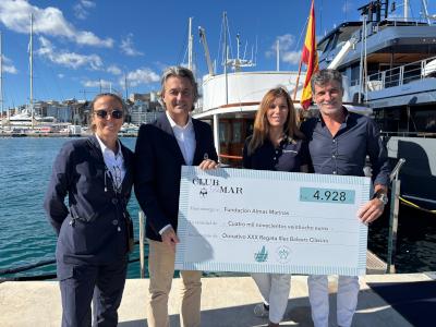 Club de Mar-Mallorca recauda 4.928 euros para la Fundación Almas Marinas 