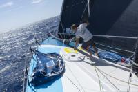 Allagrande Mapei Racing, los héroes locales, luchando por el liderato en la llegada a Génova