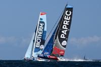 Arrancó la Ocean Race Europe. Salida accidentada con colisión entre el equipo Holcim PRB y Allagrande MAPEI Racing