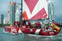 Chuny: Ha sido una etapa muy dura de mucho trabajo, muchos cambios de vela, muchos cambios de rumbo, muchas islas