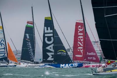 IMOCAs en la Rolex Fastnet Race: 