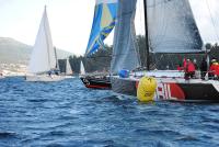 Aceites Abril, Sebrala 2 y Chispa Nejra se apuntan la 1ª jornada de la Regata Guardiamarina en la Ría de Pontevedra   
