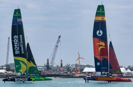 Los Gallos escalan a la tercera posición en la general de SailGP tras un gran segundo puesto en Bermudas