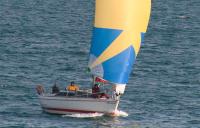 Otra vez, y afortunadamente  van dos, la Tirada de crucero se celebró en el abra del Sardinero.