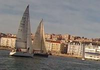 Santander. La regata de crucero fue suspendida al ser  imposible el completar el recorrido.