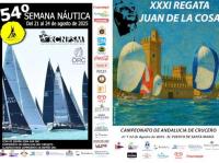 Turno para el Crucero y las regatas Juan de la Cosa y Semana Náutica en la bahía de Cádiz