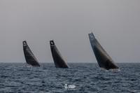 A más de la mitad del recorrido hasta Gijón, Alexis Loison (Groupe REEL) sigue al frente de la flota de La Solitaire.