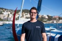 Carlos Manera en la Ocean Race a bordo del Imoca Biotherm