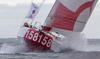Crédit Mutuel ganará Class40 esta noche. Merron acelera mientras Lipinski saborea la victoria
