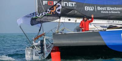 Romain Attanasio, 14.º en la Vendée Globe 2024.