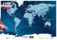 Vendée Globe. 24,296 millas por la proa. Establecida la zona de exclusión de hielo