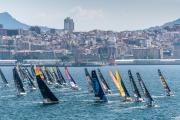 Vigo despide a la flota de La Solitaire du Figaro Paprec, rumbo ya a Francia