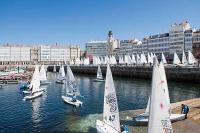 1ª Jornada en la bahía coruñesa con tres mangas en la Copa de España de “Láser 4.7”