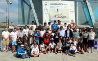 Andrés Barreiro, del Marítimo de Canido, se impone en Optimist y Barca y Peleteiro, del Náutico de Sanxenxo, en la Copa Galicia de 420