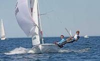 Andrés Álvarez y Pablo García,  ganadores del Trofeo Baitra – Copa de Galicia de la clase 420