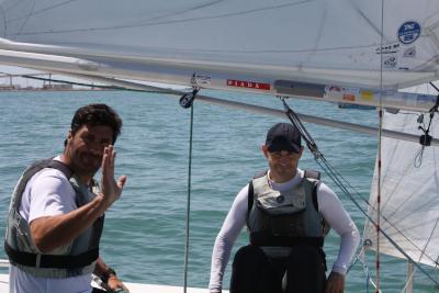 Copa de Andalucía de Snipe. Juan Castañeda y Pablo Alcina levantan la copa autonómica en la bahía de Cádiz