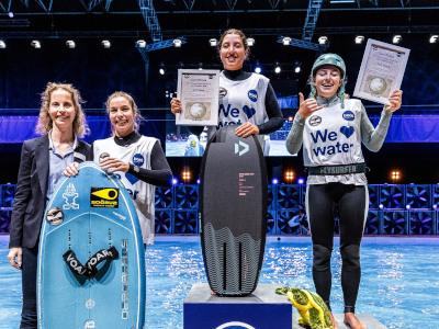 Copa del Mundo de wingfoil. Nuevo triunfo de Nía Suardíaz