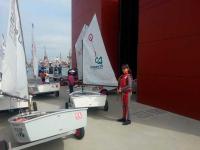El club Alagua, acudió con alumnos de la promoción  2014-2015  este fin de semana a una regata en Viana do Castelo (Portugal).